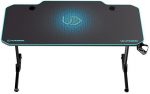Ігровий комп'ютерний стіл ULTRADESK FRAG Blue 140X66 см - Просторий та стильний - Зображення 4