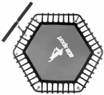 Батут для фітнесу AGA SPORT FITNESS 130 см чорний - Ідеальний вибір для ефективних тренувань - Зображення 4