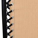 Розкладний лежак 2в1 eHokery ORION бежевий - Ідеальний вибір комфорту та елегантності для вашого відпочинку - Зображення 8