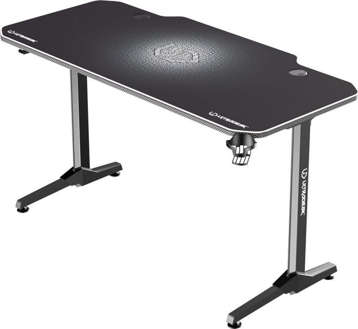 Ігровий комп'ютерний стіл ULTRADESK FRAG White 140X66 см - Стильний та просторий - Зображення 2