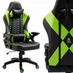 Геймерське крісло KRAKEN Feyton чорно-зелений - ідеальний баланс комфорту, стилю та ергономіки - Зображення 2