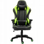 Геймерське крісло KRAKEN Feyton чорно-зелений - ідеальний баланс комфорту, стилю та ергономіки - Зображення 8