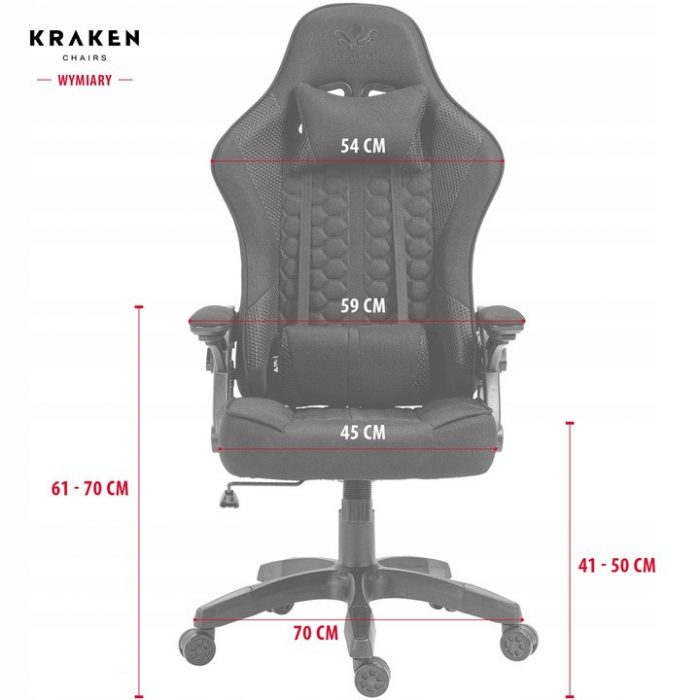 Геймерське крісло KRAKEN Feyton: чорно-червоний стиль і неперевершений комфорт - Зображення 2