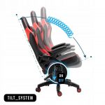 Геймерське крісло KRAKEN Feyton: чорно-червоний стиль і неперевершений комфорт - Зображення 6