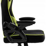 Геймерське крісло KRAKEN FEYTON тканина Чорне із зеленим. Ідеальний вибір для комфорту - Зображення 7