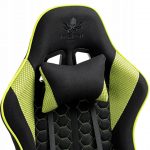 Геймерське крісло KRAKEN FEYTON тканина Чорне із зеленим. Ідеальний вибір для комфорту - Зображення 8