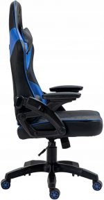 Геймерське крісло KRAKEN Feyton чорно-синє - комфорт та стиль для тривалих ігор - Зображення 3