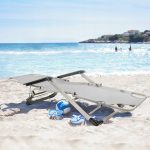 Розкладний пляжний лежак 2 в 1+подушка Sandos KUSENO- Максимальний комфорт для відпочинку на пляжі та в саду - Зображення 9