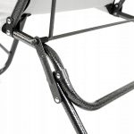 Розкладний пляжний лежак 2в1 сірий Sandos TURISMA- Ідеальний вибір для комфортного відпочинку на пляжі та в саду - Зображення 7