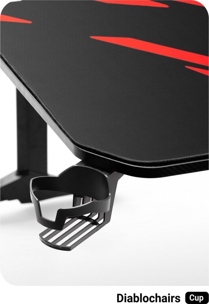 Геймерський стіл Diablo Chairs X-Mate 1400 Red 140x66 см - Зображення 4