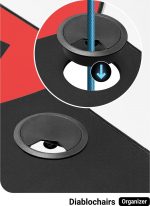 Геймерський стіл Diablo Chairs X-Mate 1400 Red 140x66 см - Зображення 8