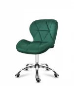 Офісне крісло поворотне Mark Adler 3.0 зелене велюр - Стильний комфорт для продуктивної роботи - Зображення 4