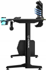 ІГРОВИЙ КОМП'ЮТЕРНИЙ СТІЛ ULTRADESK FRAG 140x60 см + PAD Gold: Функціональність та Стиль - Зображення 2