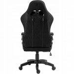 Геймерське крісло KRAKEN Feyton тканина чорне - Ідеальний Комфорт для Тривалих Ігор - Зображення 4