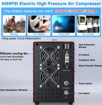 Компресор повітряний високого тиску 4500 PSI - Зображення 5