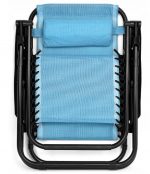 Розкладний лежак 2в1 eHokery ORION синій - зручність та елегантність для комфортного відпочинку - Зображення 4