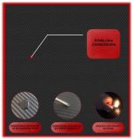 Геймерський стіл Atos Carbon 146х56 см: стиль, функціональність та комфорт - Зображення 5