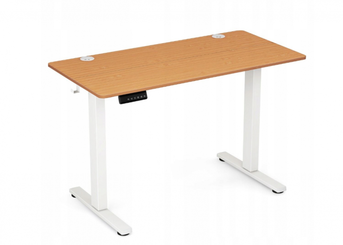 Геймерський стіл Costway 120 x 60 см світло-коричневий - Зображення 1