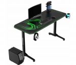 Геймерський стіл 140x60 см ULTRADESK FRAG + PAD Green - Простір і комфорт для геймерів - Зображення 3