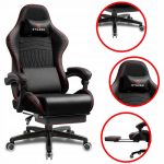 Геймерське крісло STAZER EAGLE Чорно-червоний - досконалість комфорту у світі ігор - Зображення 2