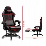 Геймерське крісло STAZER EAGLE Чорно-червоний - досконалість комфорту у світі ігор - Зображення 4