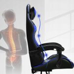 Геймерське крісло STAZER Coliber Чорно-синій - Ідеальний Комфорт для Тривалих Ігор - Зображення 3