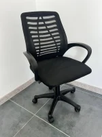 Офісне крісло MS Home MS-105 чорне в сіточку. Ваша формула для комфорту - Зображення 4