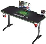 Ігровий комп'ютерний стіл ULTRADESK FRAG Green 140X60 см + підкладка - Стильний та зручний - Зображення 4