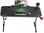 Ігровий комп'ютерний стіл ULTRADESK FRAG Green 140X60 см + підкладка - Стильний та зручний - Зображення 8