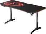 Ігровий комп'ютерний стіл ULTRADESK FRAG XXL Red 160x75 см - Просторий та стильний - Зображення 6