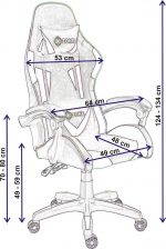Геймерське крісло X-Zone ASL SL-17 зелене - Комфорт та підтримка на найвищому рівні - Зображення 4