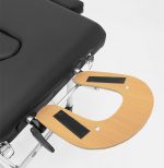 Розкладний алюмінієвий масажний стіл I-Coucou чорний - Зображення 5