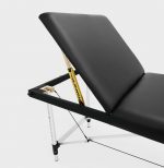 Розкладний алюмінієвий масажний стіл I-Coucou чорний - Зображення 3