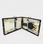 Розкладний алюмінієвий масажний стіл I-Coucou чорний - Зображення 8