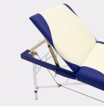 Розкладний алюмінієвий масажний стіл I-Coucou blue-cream - Зображення 4