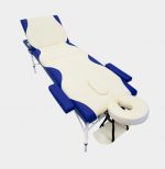 Розкладний алюмінієвий масажний стіл I-Coucou blue-cream - Зображення 2