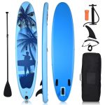 Дошка SUP Costway SP37089-S з веслом 297 см - компактний варіант для активного відпочинку на воді
