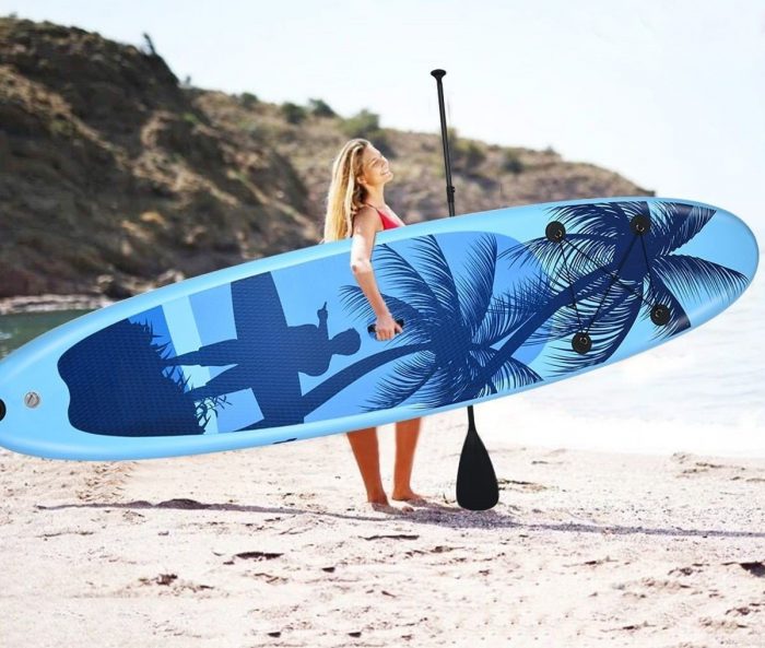 Дошка SUP Costway SP37089-S з веслом 297 см - компактний варіант для активного відпочинку на воді - Зображення 3