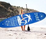 Дошка SUP Costway SP37090-M з веслом 305 см - ідеальний вибір для стабільності та комфорту на воді - Зображення 4