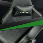 Геймерське крісло STAZER EAGLE Чорно-зелений – елегантний дизайн і комфорт - Зображення 4