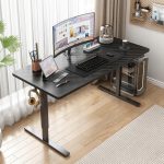 Геймерський електричний стіл MuvuHome чорний 160 х 60 см - Зображення 4