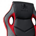 Геймерське крісло KRAKEN DELTA чорно-червоний - стильний дизайн та комфорт - Зображення 4