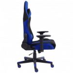 Геймерське крісло KRAKEN HELIOS тканина чорно-синій – елегантний дизайн та комфорт для геймерів - Зображення 3