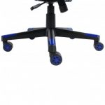 Геймерське крісло KRAKEN HELIOS тканина чорно-синій – елегантний дизайн та комфорт для геймерів - Зображення 5