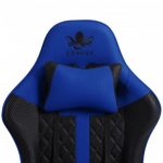 Геймерське крісло KRAKEN HELIOS тканина чорно-синій – елегантний дизайн та комфорт для геймерів - Зображення 6