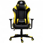 Геймерське крісло KRAKEN HELIOS чорно-жовтий екошкіра - яскравий дизайн та максимальний комфорт - Зображення 2