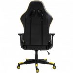 Геймерське крісло KRAKEN HELIOS чорно-жовтий екошкіра - яскравий дизайн та максимальний комфорт - Зображення 4