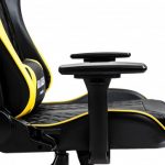 Геймерське крісло KRAKEN HELIOS чорно-жовтий екошкіра - яскравий дизайн та максимальний комфорт - Зображення 10