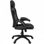 Геймерське крісло KRAKEN DRAKON екошкіра чорне - елегантний дизайн та комфорт - Зображення 3