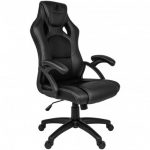 Геймерське крісло KRAKEN DRAKON екошкіра чорне - елегантний дизайн та комфорт - Зображення 7